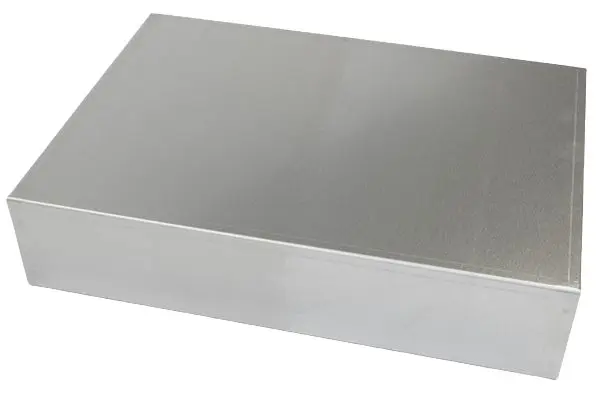 Produktfoto 1 von Hammond 1444; Universalgehäuse; Aluminium; Natursilber Breite 254 mm Höhe 355.6 mm Länge 76.2 mm