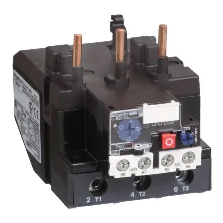 Produktfoto 1 von Schneider Electric TeSyS LR Thermisches Überlastrelais, / 104A, 80 A 1 Schließer/1 Öffner / 5A, 81 mm x 70mm