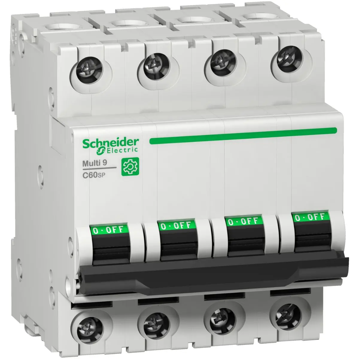 Schneider Electric M9F Miniaturüberlastschalter Typ D, Pol 4-polig 16 A 277 V ac, Abschaltvermögen 10 kA Multi9