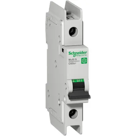 Produktfoto 1 von Schneider Electric Multi9 Miniaturüberlastschalter Typ C, Pol 1-polig 8A, Abschaltvermögen 10 kA Multi9 60 V dc
