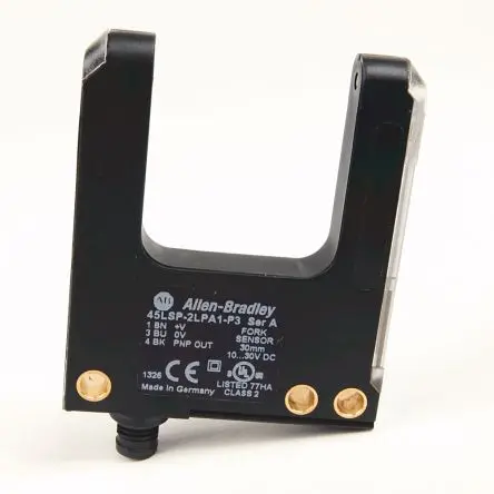 Produktfoto 1 von Allen Bradley Gabel Optischer Sensor, Übertragener Strahl, PnP Ausgang, M8-Steckverbinder