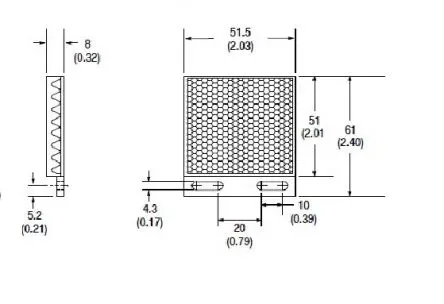 Produktfoto 1 von Allen Bradley Reflektor x 61 mm