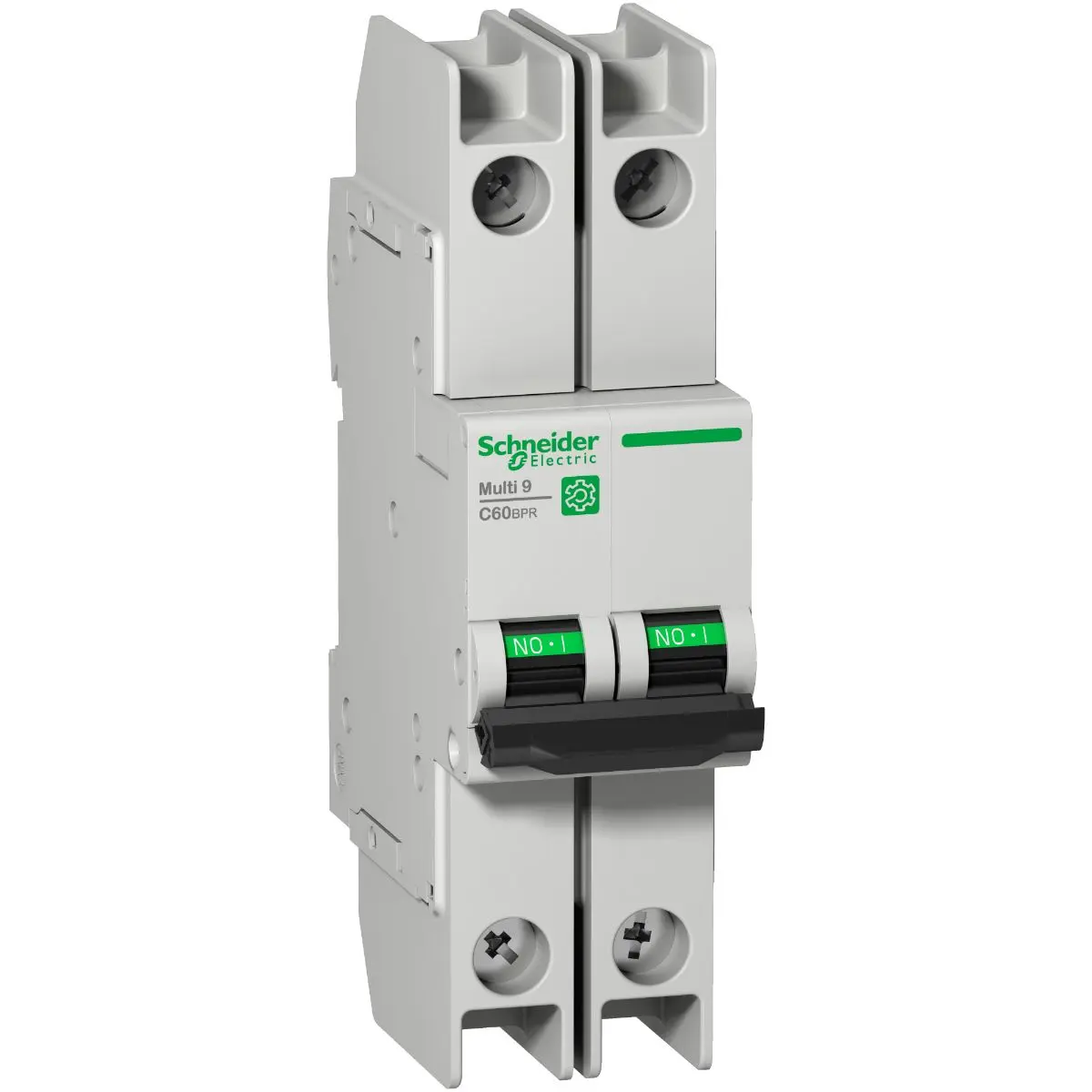 Produktfoto 1 von Schneider Electric M9F Miniaturüberlastschalter Typ D, Pol 2-polig 2 A 277 V ac, Abschaltvermögen 10 kA Multi9 125 V dc