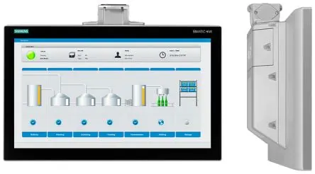 Produktfoto 1 von Siemens, TP1500 Comfort PRO, HMI-Bediengerät, TFT, 1366 x 768 pixel, 15.6 Zoll