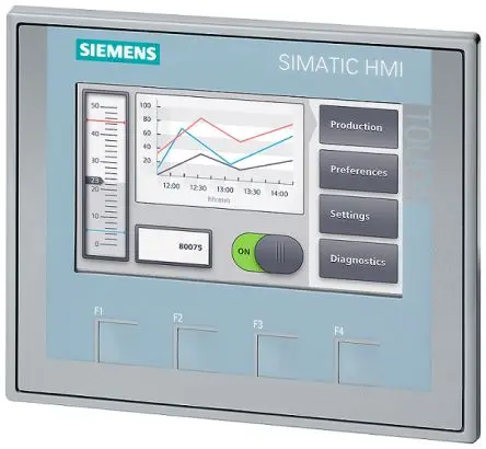 Produktfoto 1 von Siemens, KTP400 Basic, HMI-Bediengerät, TFT, 480 x 272 pixel, 4.3 Zoll