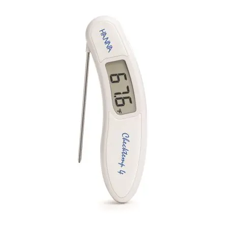 Produktfoto 1 von Hanna Instruments Digitales Thermometer, Temperaturfühler bis 300 °C, Messelement Typ Universal