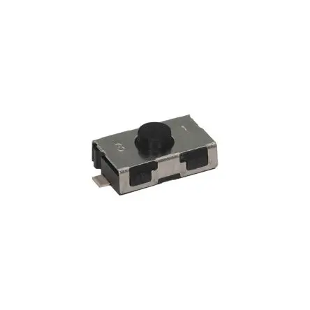 Produktfoto 1 von C & K IP40 Taster SPST Standard, SMD Gull-Wing 10mA Ein-Ein 2.5 mm Gold Oberfläche B. 3.8mm L. 6 mm