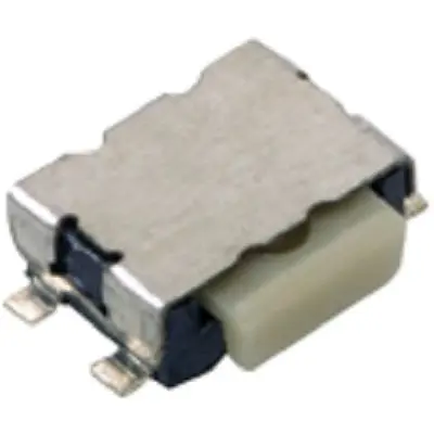 Produktfoto 1 von C & K IP40 Taster SPST Rechteckig, SMD Gull-Wing 50mA AUS, Tastend 2.5 mm Silber Oberfläche