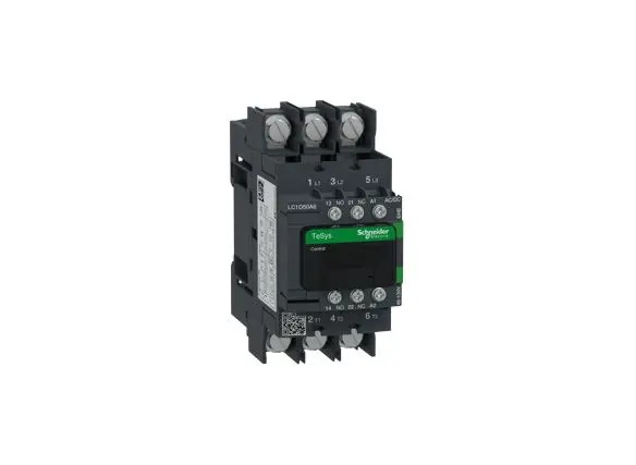 Produktfoto 1 von Schneider Electric TeSys D LC1D Leistungsschütz 48 → 130 V-Spule, 3 -polig / 50 A 1 Schließer, 1 Öffner Wechslerkontakt