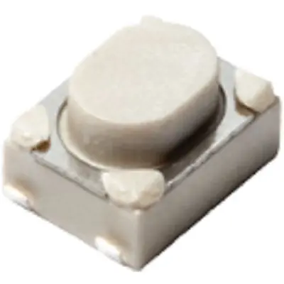 Produktfoto 1 von C & K IP40 Taster SPST Hartes Betätigungselement, SMD Gull-Wing 50mA AUS, Tastend 2.5 mm Silber Oberfläche B. 3.2mm L.