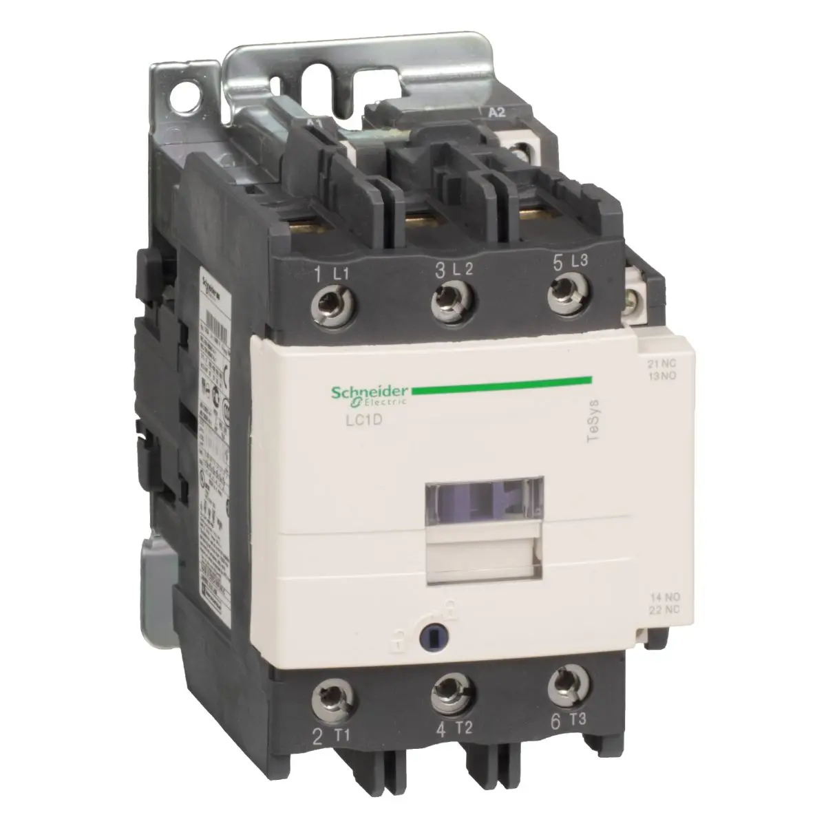 Produktfoto 1 von Schneider Electric TeSyS D Schütz 24V-Spule, 3-polig, 690V / 80 A 24V 37 kW 3 Schließer Motorsteuerung,