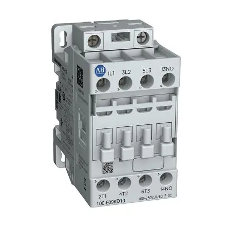 Produktfoto 1 von Allen Bradley 100-E09 Contactor Schütz 24V ac, 60 V ac-Spule, 3-polig / 9 A 1 Öffner Direct Online 1-Hilfskontakte