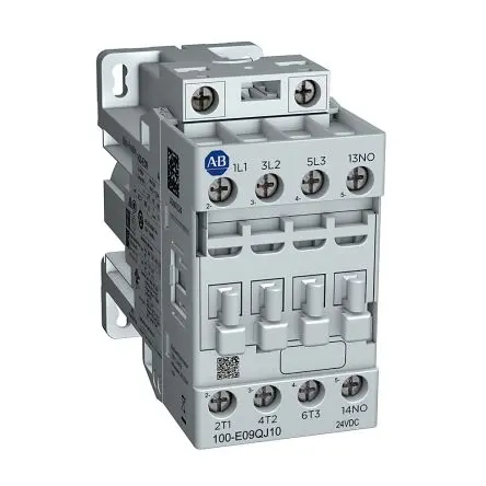 Produktfoto 1 von Allen Bradley 100-E Contactor Schütz 24V dc-Spule, 3-polig / 16 A 9 kW 1 Öffner Direct Online 1-Hilfskontakte