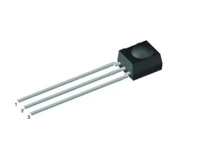 Produktfoto 1 von Vishay Infrarot-Empfänger 6V -0.3 V 3-Pin 38 kHz Mold, max. Bereich 45 m ±45° Oberfläche 5 mA 6.95 mm 6 mm 5.6mm