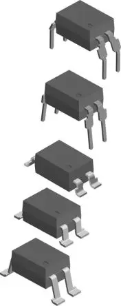 Produktfoto 1 von Vishay VO 1 Optokoppler, 4-Pin DIP