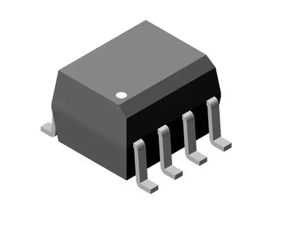 Produktfoto 1 von Vishay VO Oberfläche 1 Optokoppler, 8-Pin SOIC, Isolation 4000 V eff.
