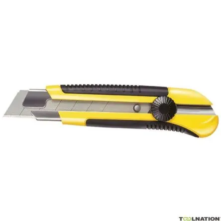 Produktfoto 1 von Stanley Sicherheitsmesser, Abbrechklinge, Abbrechklinge 25 mm, Schließer (NO) Einziehbar