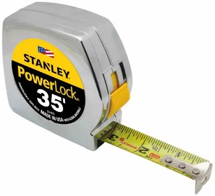 Produktfoto 1 von Stanley PowerLock Maßband, L. 5 m Zoll, Metrisch 25 mm