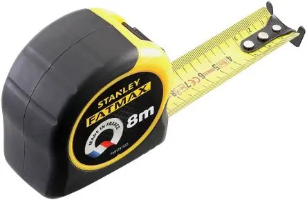 Produktfoto 1 von Stanley FatMax FATMAX Maßband, L. 8 m Metrisch 32 mm Offen