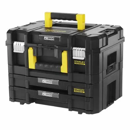 Produktfoto 1 von Stanley FatMax Polypropylen Werkzeugsatz, 2 Schubladen, L. 440 mm B. 337mm H. 333 mm, 6.1 kg