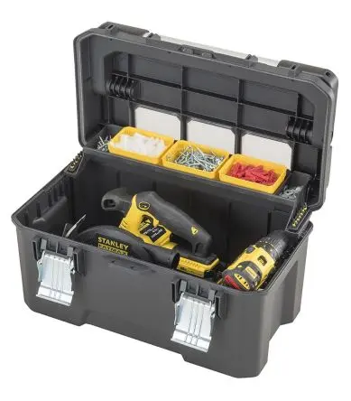 Produktfoto 1 von Stanley FatMax Polypropylen Werkzeugbox, L. 515 mm B. 275 H. 300 mm, 0.22 kg