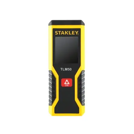 Produktfoto 1 von Stanley Digital Laser Entfernungsmesser, Klasse 2, 0.15/15 μm, 690 nm, ±3 mm, Rot, 2 x AAA