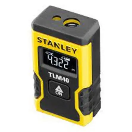 Produktfoto 1 von Stanley Digital Laser Entfernungsmesser, Klasse 2, 12 m, ±6 mm, Rot
