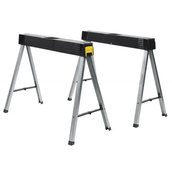 Produktfoto 1 von Stanley Zusammenklappbare Winden Tragbar Aluminium Werkbank L. 102 cm B. 76 cm H. 76 cm, Traglast 350kg