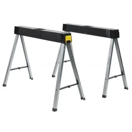 Produktfoto 1 von Stanley Zusammenklappbare Winden Tragbar Aluminium Werkbank L. 102 cm B. 76cm H. 76 cm, Traglast 350kg