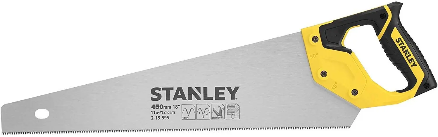 Produktfoto 1 von Stanley 450 mm Klinge Schlitzsäge aus Kohlenstoffstahl, 11 Zähne/Zoll