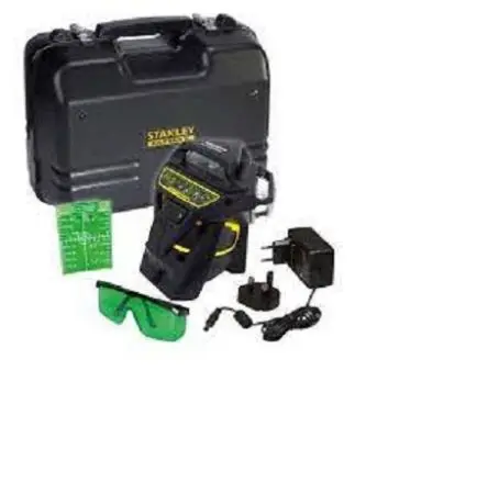 Produktfoto 1 von Stanley FMHT Lasernivelliergerät 530 nm ±3 mm/m Innenbereich, Außenbereich Laserfarbe Grün 3, Klasse 2