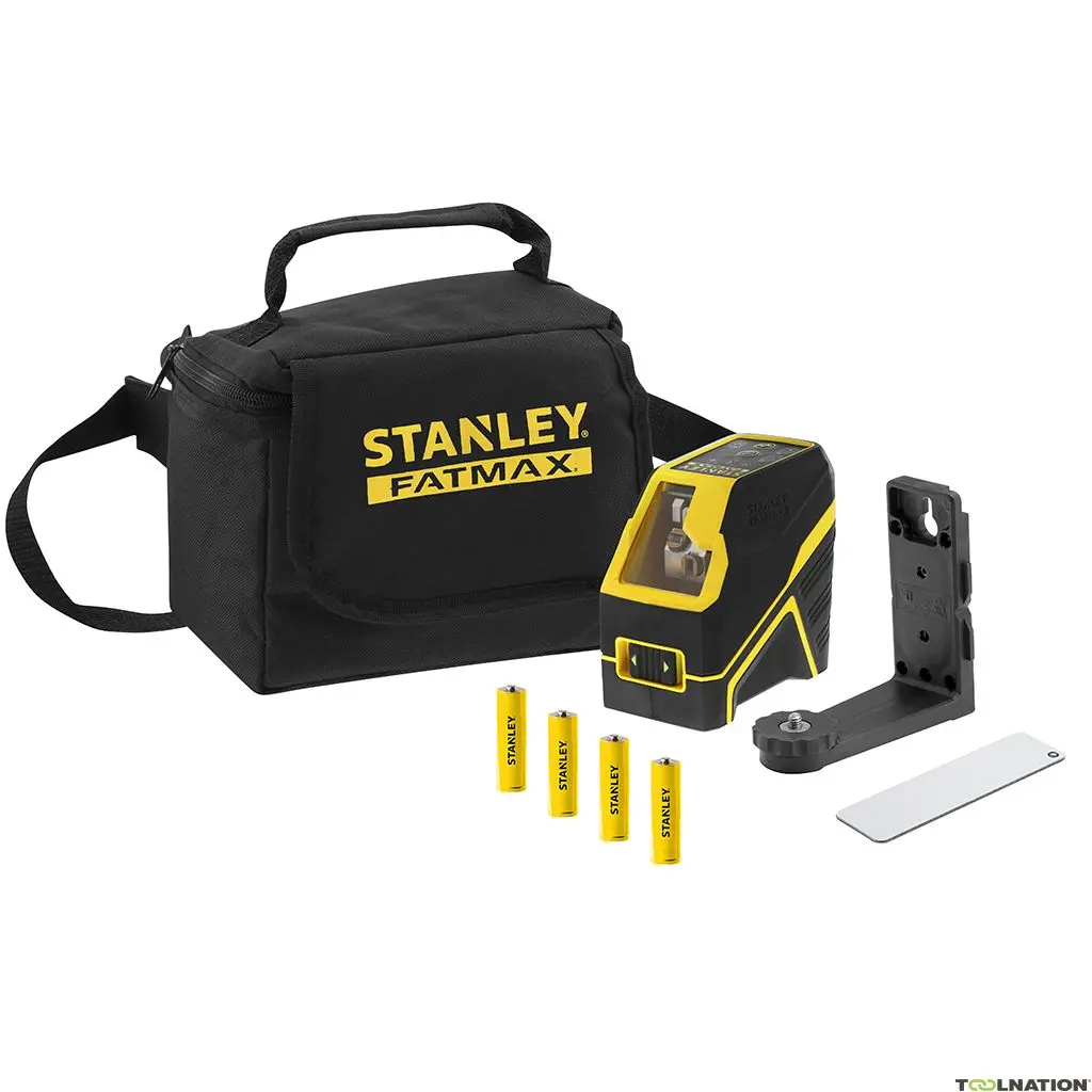 Produktfoto 1 von Stanley FMHT Lasernivelliergerät 530 nm ±3 mm/m Innenbereich, Außenbereich Laserfarbe Grün 2, Klasse 2