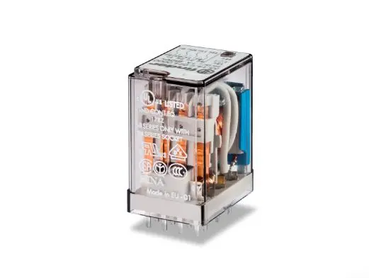 Produktfoto 1 von Finder 55 Relais 48V ac Spule 4-poliger Wechsler Printrelais 7A 770 O 1.5W Monostabiles Relais