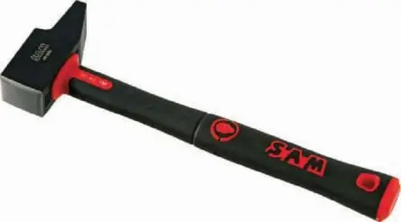 SAM Hammer, Niethammer aus Kohlenstoffstahl Ergonomisch-Stiel 286.5 mm