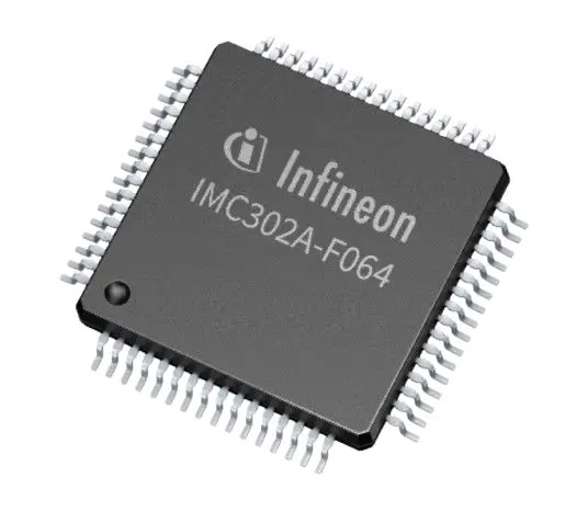 Produktfoto 1 von Infineon Motortreiber-IC 3-phasig, 40 kHz, PG-LQFP-64, 64-Pin, 5.5 V, Bürstenlos, IMC300