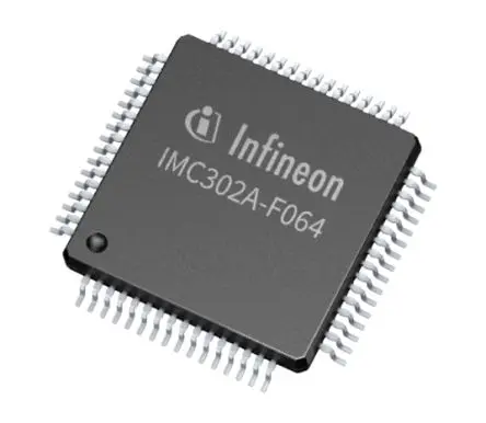 Produktfoto 1 von Infineon Motortreiber-IC 3-phasig, 40 kHz, PG-LQFP-64, 64-Pin, 5.5V, Bürstenlos, IMC300