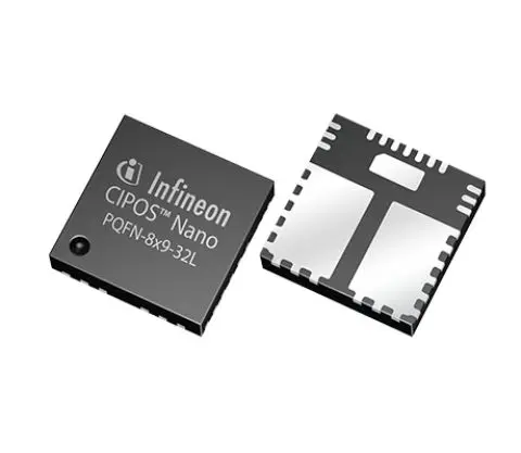 Produktfoto 1 von Infineon Intelligentes Leistungsmodull 3-phasig 500 V, 10 A, 20 kHz, 200 W, PQFN (8 x 9 mm), 32-Pin, 20 V,