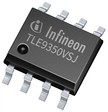 Produktfoto 1 von Infineon CAN-Transceiver, 5 Mbit/s 1 Transceiver Hohe Geschwindigkeit 34 mA, DSO-8 8-Pin