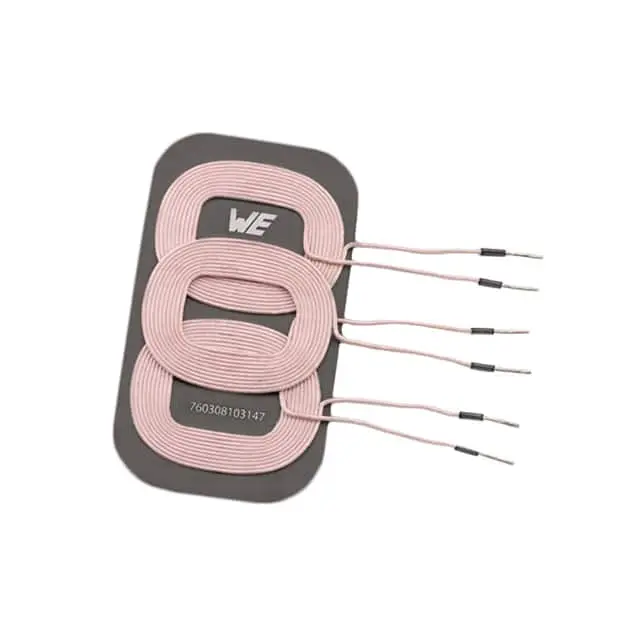 Produktfoto 1 von Wurth Elektronik 7603081 Drahtlose Ladespule 8.5 μH Übertrager 56 mΩ 9 A