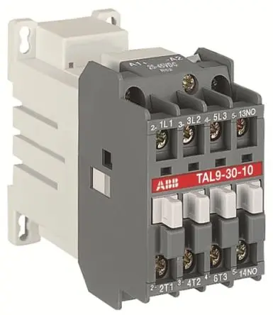Produktfoto 1 von ABB TAL Schütz 17V, 32 V-Spule, 3-polig, 690V / 4 A 17V, 32 V 5.5 kW 4 Schließer Motorsteuerung 1-Hilfskontakte