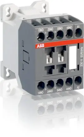Produktfoto 1 von ABB NS31E-20 Hilfsschütz 24V-Spule, 4-polig, 690V / 4 A 24V 3 Schließer, 1 Öffner Drucktaster 3-Hilfskontakte