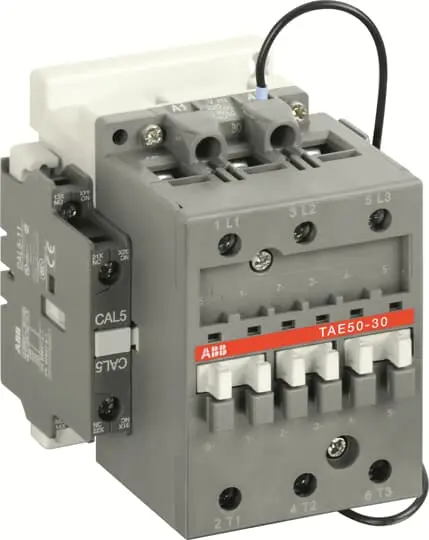 Produktfoto 1 von ABB TAE Schütz 152/264 V dc-Spule, 3-polig, 1000V / 4 A 152 to 264 V 30 kW 4 Schließer, 1 Öffner Motorsteuerung