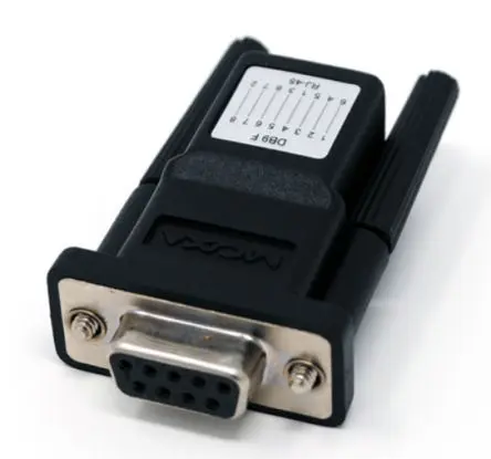 Produktfoto 1 von MOXA Adapter, RJ45, 9-polig (seriell), D-SUB, Buchse, Buchse