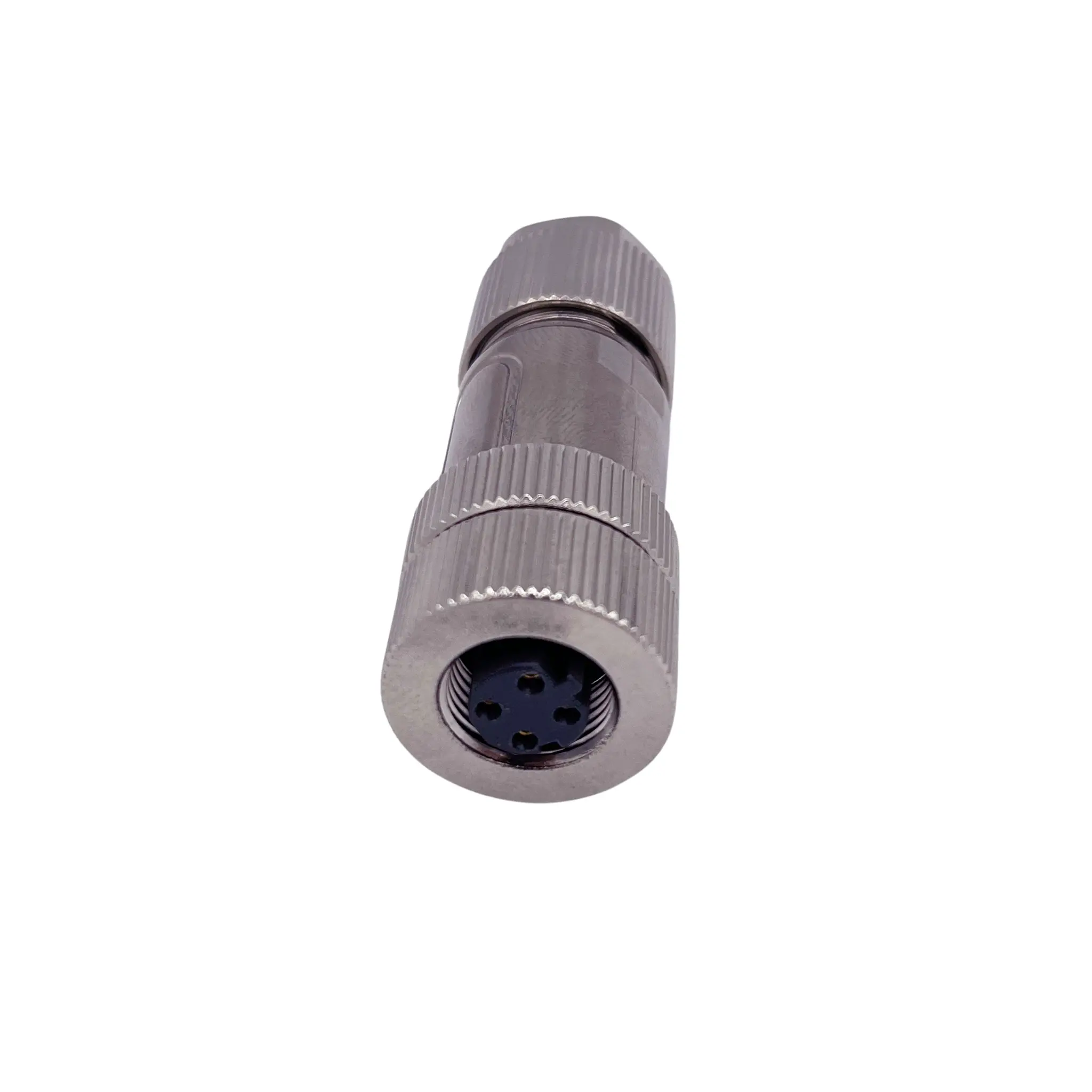 Produktfoto 1 von Norcomp M12 20 M12 Rundsteckverbinder Stecker, Buchse 4-polig Buchse 4A Frei hängend IP66