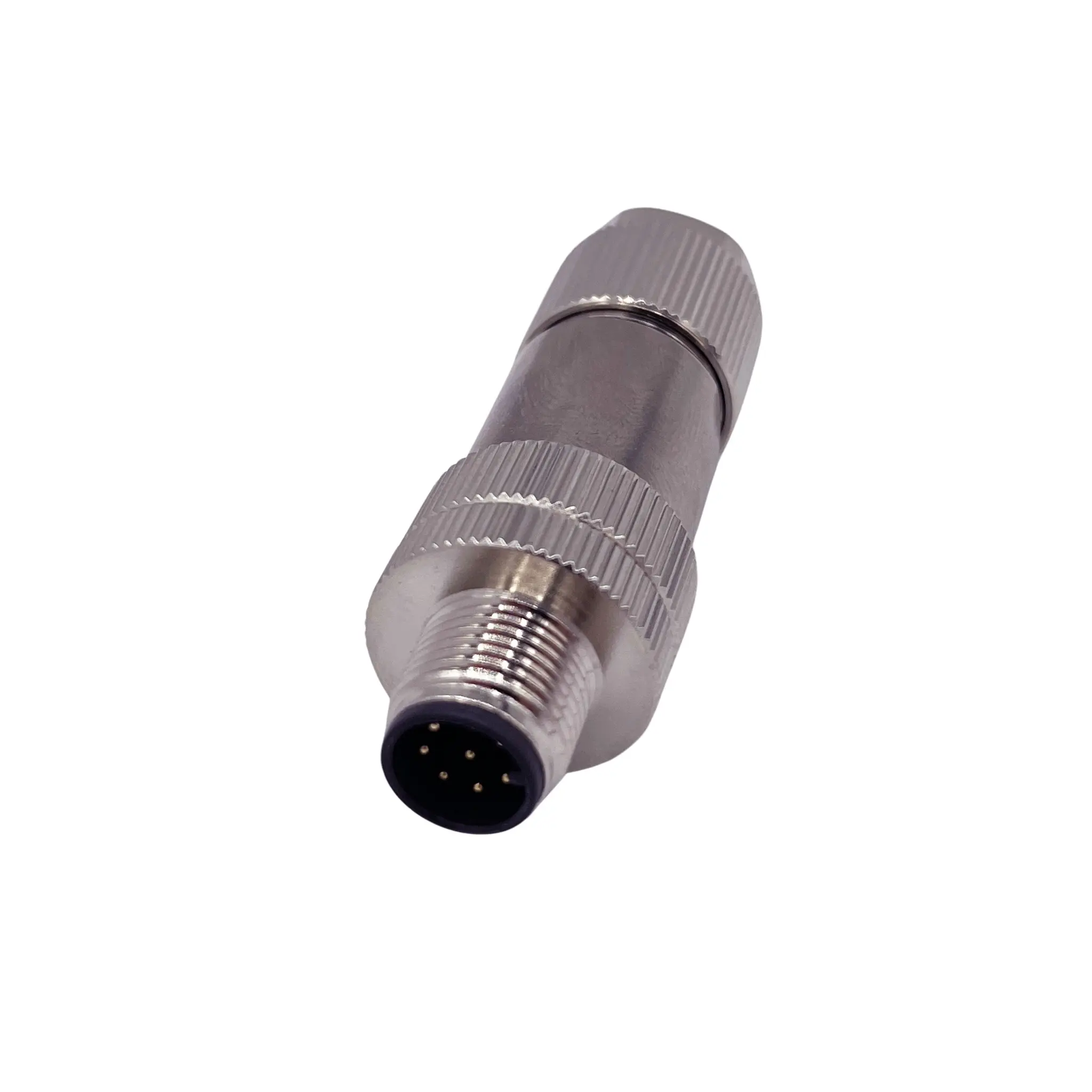 Norcomp M12 20 M12 Rundsteckverbinder Stecker 8-polig Stecker 2A Frei hängend IP66