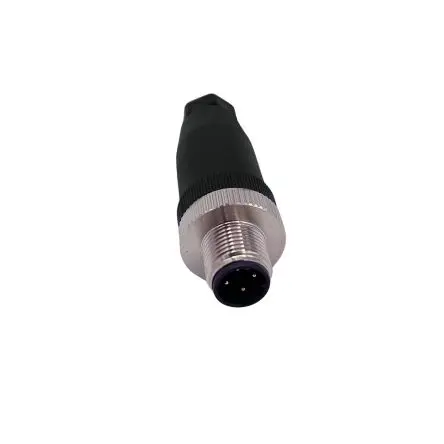 Produktfoto 1 von Norcomp M12 20 M12 Rundsteckverbinder Stecker 4-polig Stecker 4A Frei hängend IP66