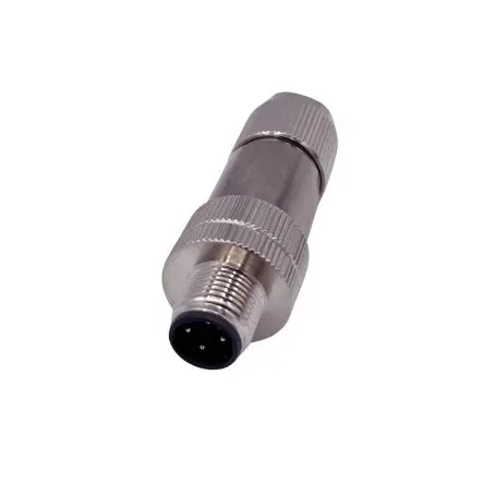 Produktfoto 1 von Norcomp M12 20 M12 Rundsteckverbinder Stecker 4-polig Stecker 4A Frei hängend IP66