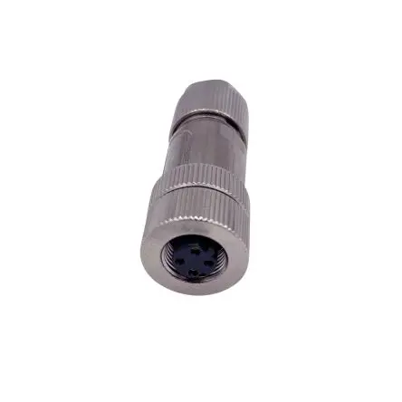 Produktfoto 1 von Norcomp M12 20 M12 Rundsteckverbinder Stecker, Buchse 4-polig Buchse 4A Frei hängend IP67