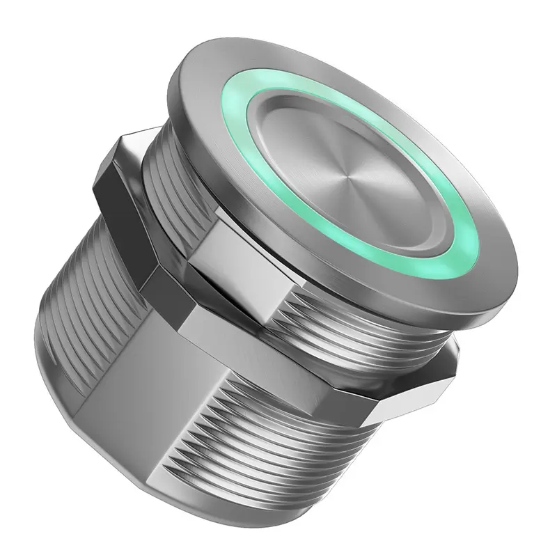Produktfoto 1 von RS PRO Piezo-Schalter Natur 1 A SPST Kabel Beleuchtet IP69 Schließer-Taster Übertrifft Klasse 1 Div 1