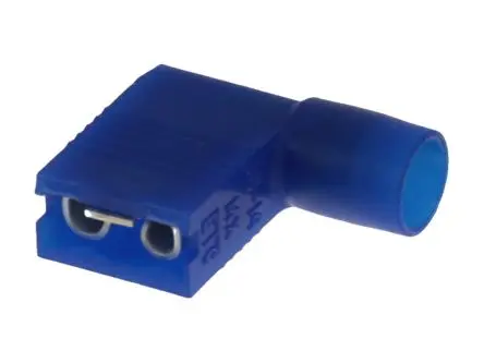 Produktfoto 1 von Molex 19006 Schnellkupplungs-Crimpanschluss, Blau, Isoliert, 6.35 x 0.81 mm, Buchse, 14 AWG min, 16 AWG